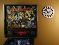Pop Bumper Cap Wall Clock BLUE