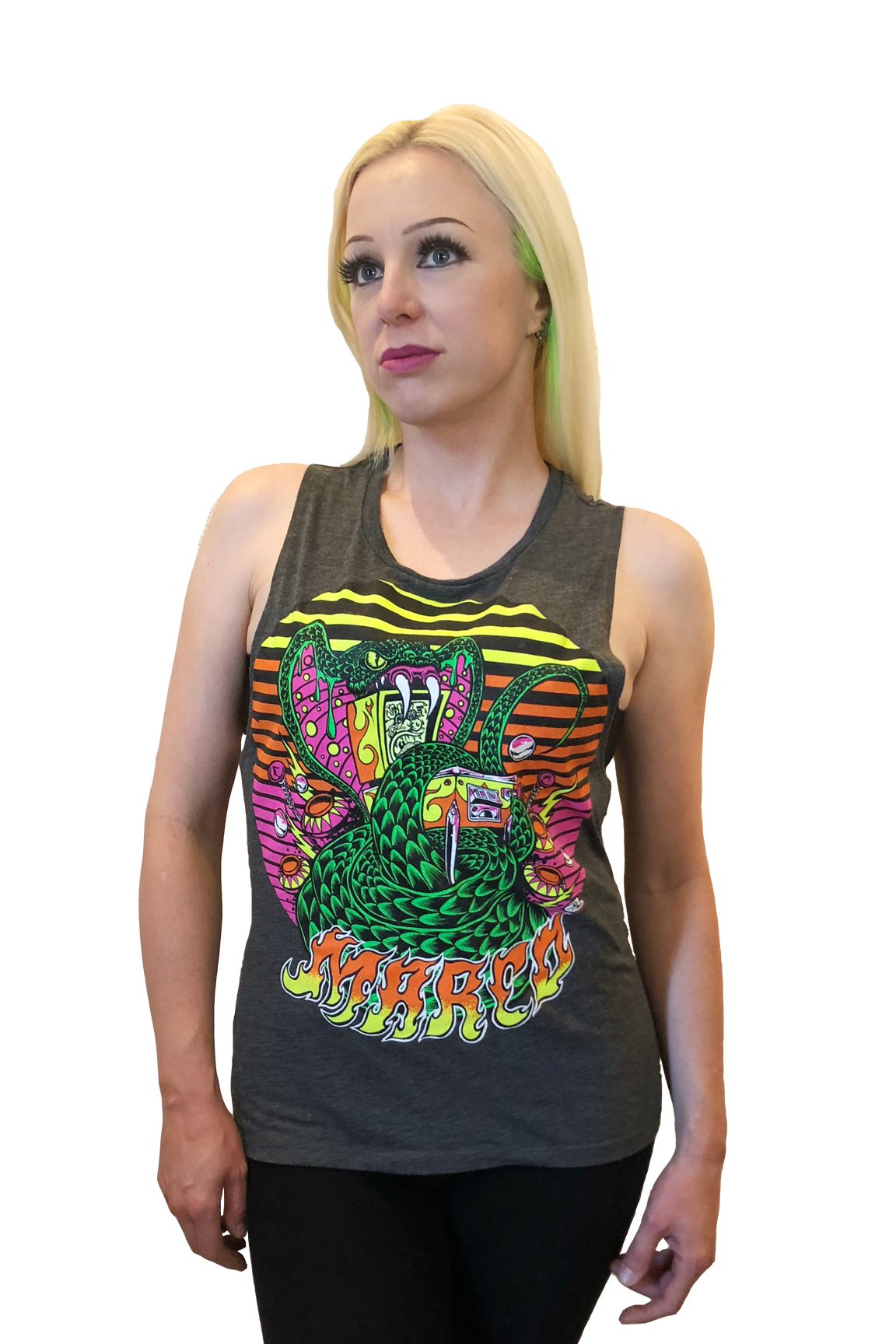 Marco® Dirty Donny Tank, Snake design - Women's extra large