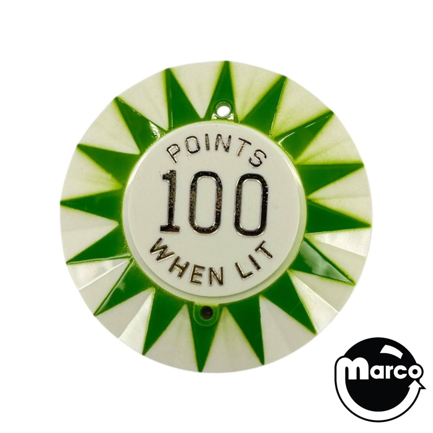 Pop Bumper Cap Nightlight - 100 Points - green star and gold text