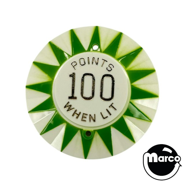 Pop Bumper Cap Nightlight - 100 Points - green star and gold text