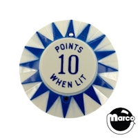 Pop Bumper Cap Nightlight - 10 Points - blue star and text