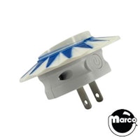 Pop Bumper Cap Nightlight - 10 Points - blue star and text