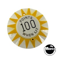 Pop Bumper Cap Nightlight - 100 Points - yellow star and text