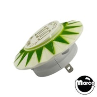 Pop Bumper Cap Nightlight - 100 Points - green star and gold text