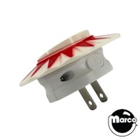 Pop Bumper Cap Nightlight - 100 Points - red star and blue text