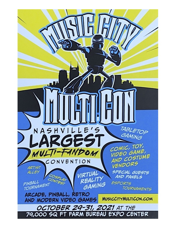 Postcard - Music City MultiCon 2021