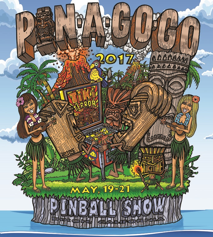 Postcard - Pin-A-Go-Go 2017