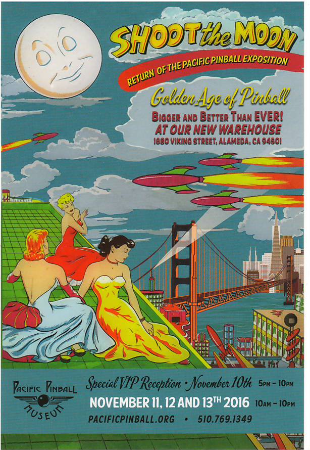 Postcard - Pacific Pinball Expo 2016