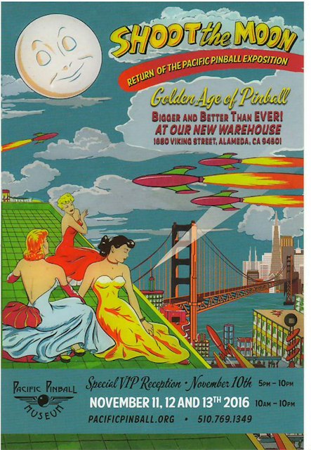 Postcard - Pacific Pinball Expo 2016