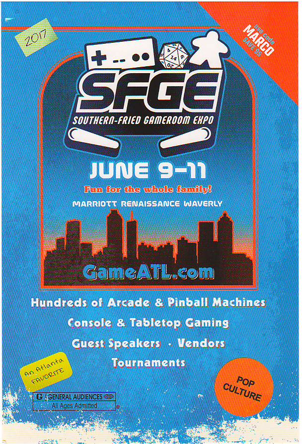 Postcard - Southern Fried Game Expo 2017