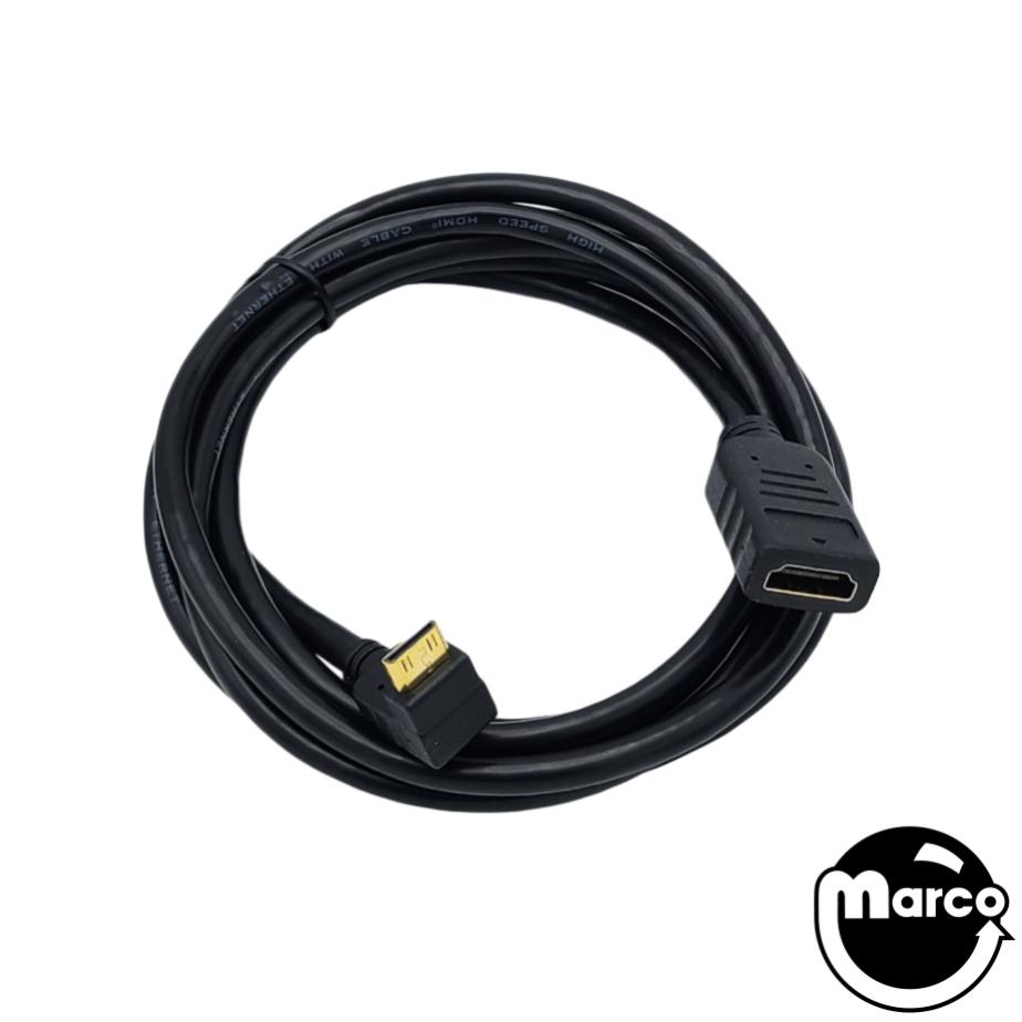 HDMI - Mini plug to HDMI socket - 2 Meters