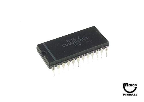 6116 - IC - 24 pin DIP Static RAM 6116LP XO-928 - Marco