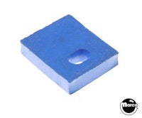 Damper pad blue 1 x 1-1/8 x 1/4 inch