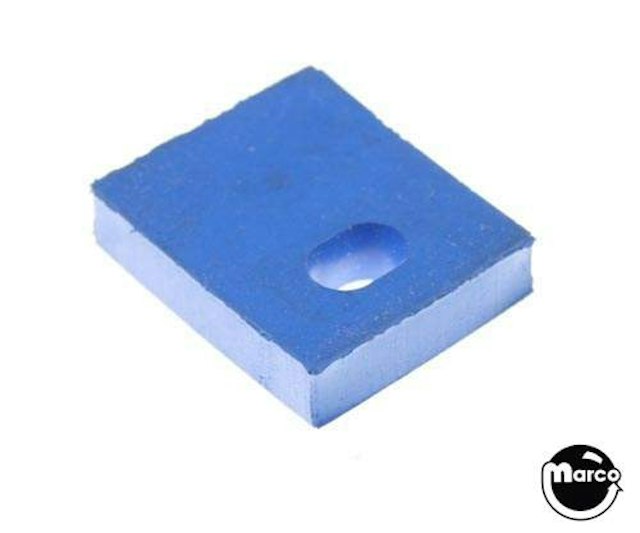 Damper pad blue 1 x 1-1/8 x 1/4 inch