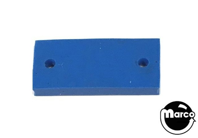 Damper pad blue 1-3/8 x 5/8 x 1/4 inch