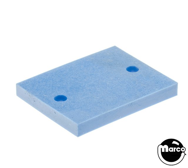 Damper pad blue .88 x 1.13 x .13 inch