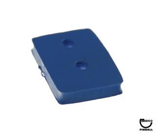 Damper pad blue 3/4 x 9/16 x 1/8 inch