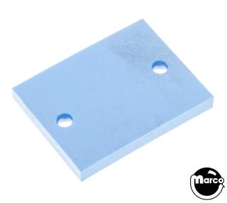Damper pad blue .88 x 1.13 x .13 inch