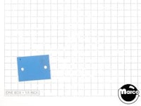 Rubber - blue pad .88 x 1.13 x .13 inch