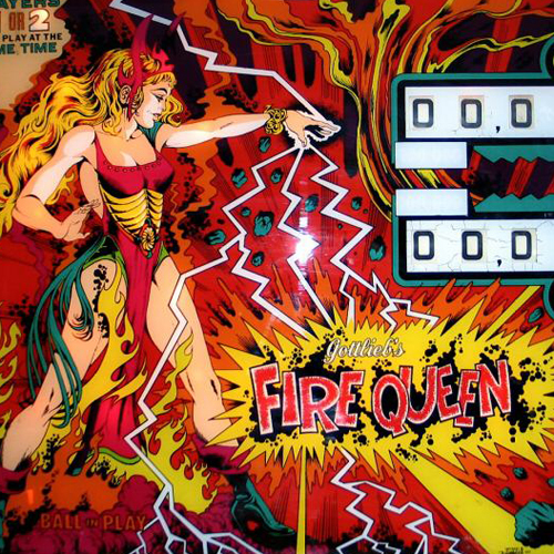 FIRE QUEEN Pinball GX649