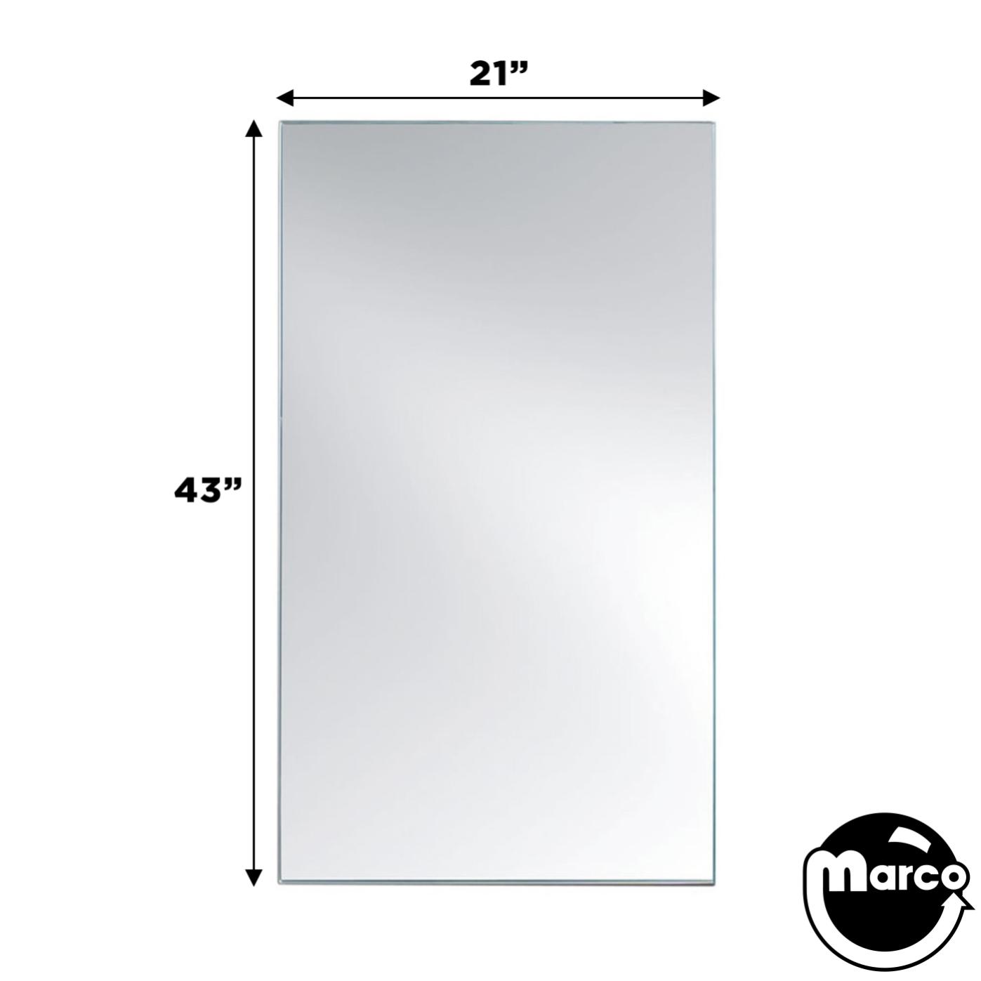 660-5001-00 - Glass Playfield 21 x 43 x 3/16 inch Standard - Marco