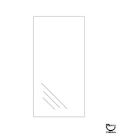 Glass playfield 23.75 x 43 x 3/16 inches DE