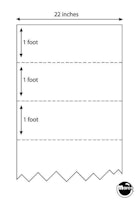 Mylar&reg; sheet 22 inches wide order per foot