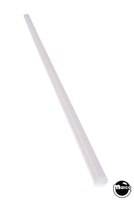 Plastic rod 1/4" diameter x 12" long