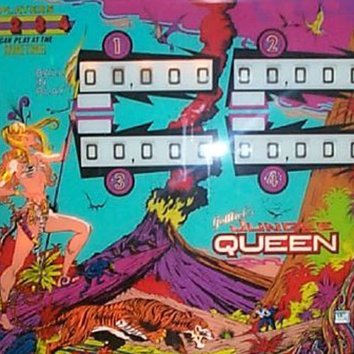 JUNGLE QUEEN Pinball GX672