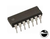 IC - 14 pin DIP hex inverter SN7404N XO-402 100-0007-00