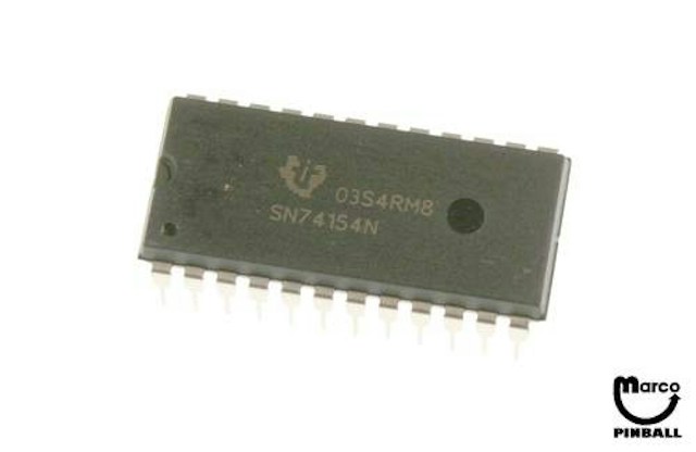 IC - 24 pin DIP 4-16 line decoder/demux 74LS154 5280-09010-00