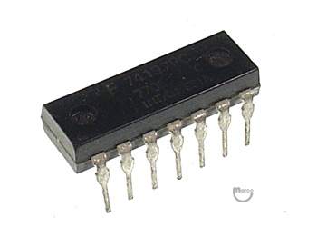 IC - 16 pin DIP 4-bit asynchronous ctr. 74LS197