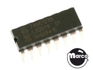 Texas Instruments MM74HC123AN IC Chip - Monostable Multivibrator, 16-Pin DIP