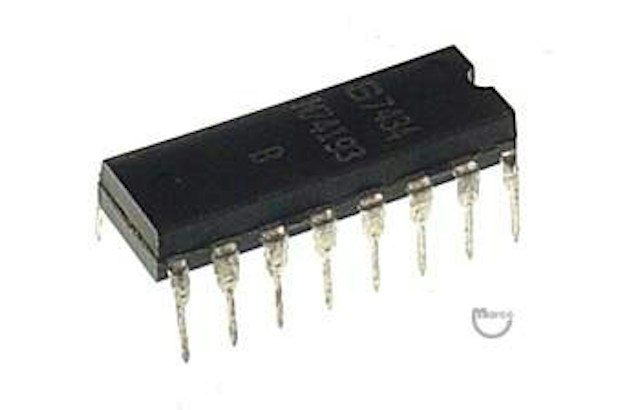 IC - 16 pin DIP 4-bit synchronous binary