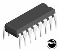 IC - 16 pin DIP quad bi-stable latch