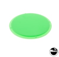 Pushbutton green round plastic