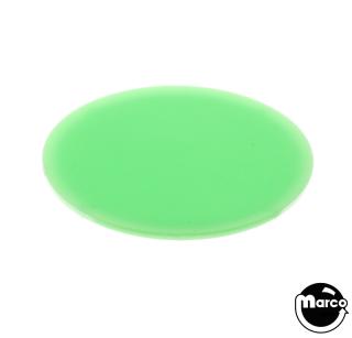 Pushbutton green round plastic
