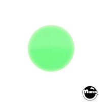 Pushbutton green round plastic