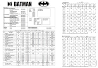 BATMAN (Data East) Backbox Tech Chart