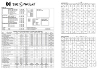 SIMPSONS (Data East) Backbox Tech Chart