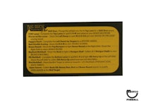 BIG BUCK HUNTER (Stern) Score card