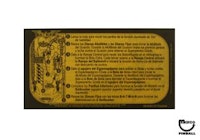 BATMAN (Stern) Score Card