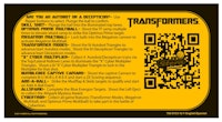 TRANSFORMERS PRO (Stern) score card