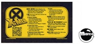 X-MEN (Stern) score card