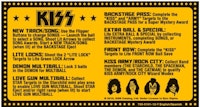KISS (Stern) Score card