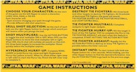 STAR WARS PRO (Stern) Score card