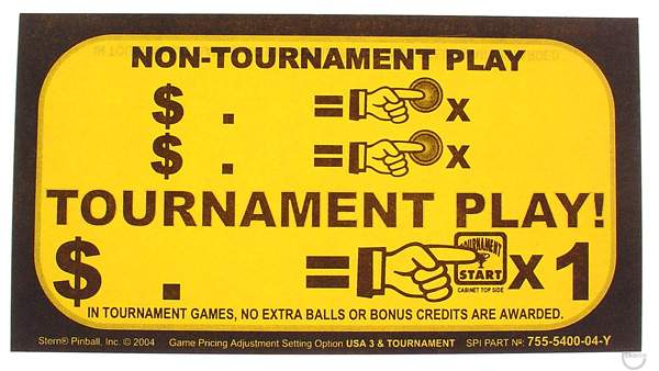 Price Card Stern Blank