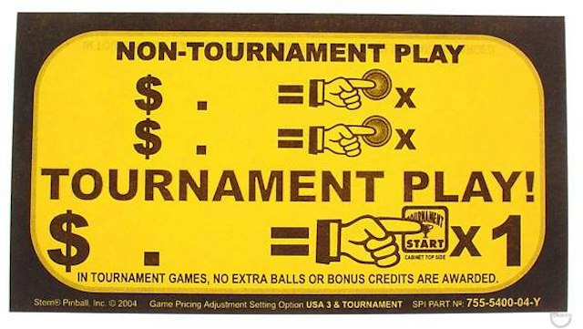 Price Card Stern Blank