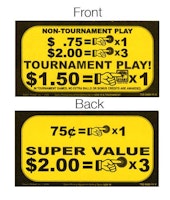 Price Card Stern .75 x 1 / $2 x 3