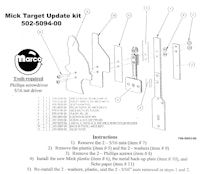 ROLLING STONES (Stern) Mick update instruction sheet
